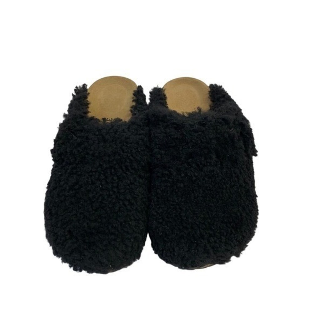 Papillio Black Curly‎  Clogs Style Comfort Slides  women